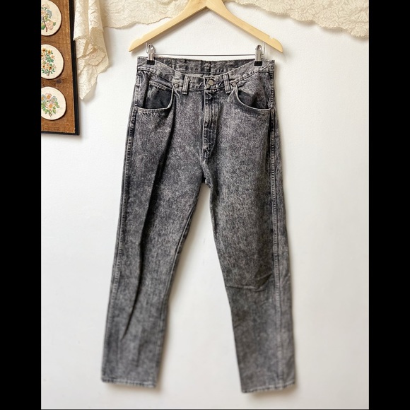 Vtg Wrangler Acid Wash High Rise Jeans